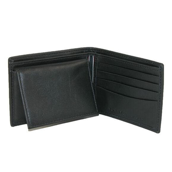 Tommy Hilfiger Men's Leather Stockton Passcase Bifold Wallet - Picture 2 of 4